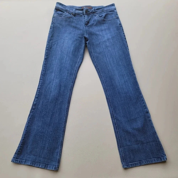 The Limited Jeans Womens Size 10 Blue Flat Front 5 Pocket Stretch Bootcut - Picture 1 of 9